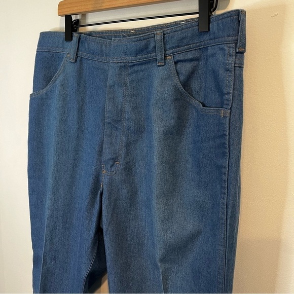 Men’s | Vintage Wrangler Buttonless Straight Jeans | Size 38x32 - Picture 2 of 9